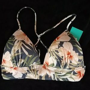 H&M floral bikini size 6/small - NWT!